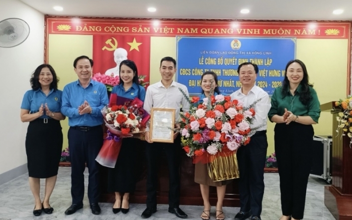 Hồng Lĩnh: Thành lập 01 CĐCS trong doanh nghiệp